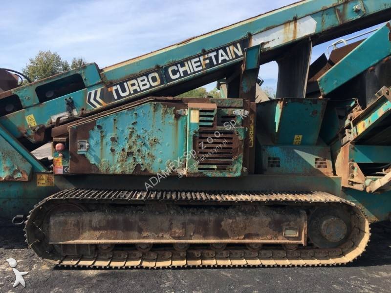 Krossning, återvinning Powerscreen Chieftain 1400