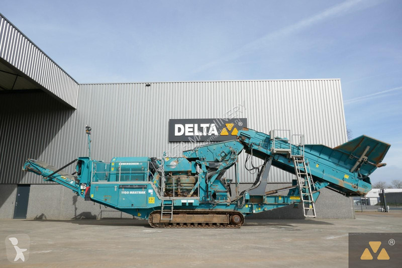 Knusning, genvinding Powerscreen 1150 Maxtrak