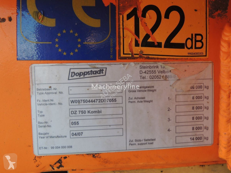 Knusning, genvinding Doppstadt DZ750 Kombi