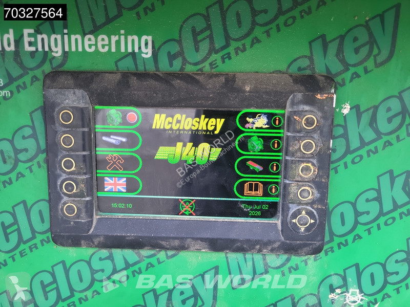 Concassage, recyclage McCloskey J40 v2