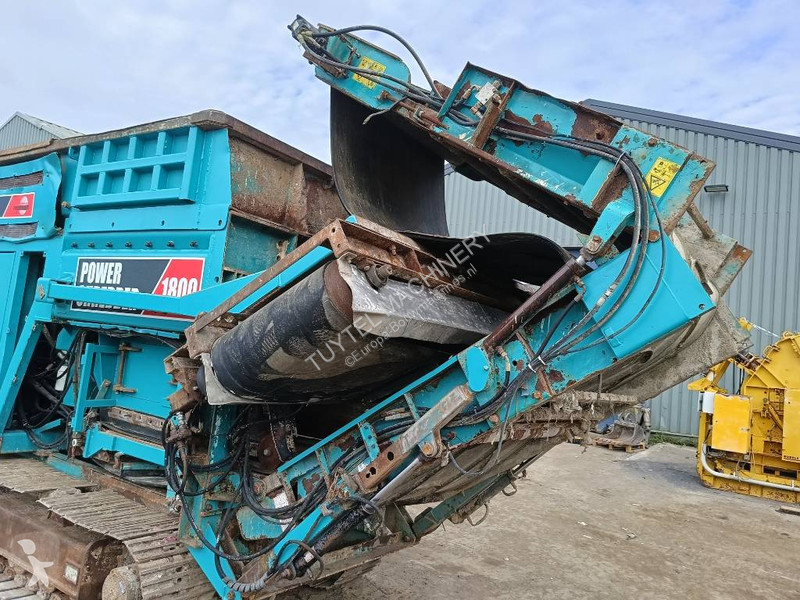 تفتيت، إعادة التدوير Powerscreen powershredder...