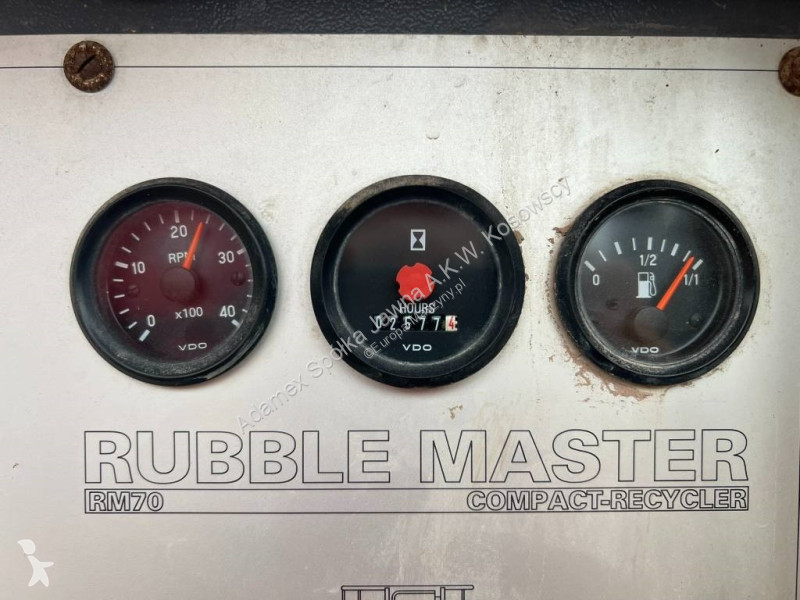 Knusning, genvinding Rubble Master RM 70