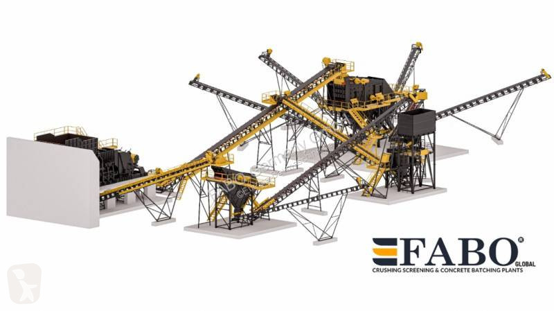 تفتيت، إعادة التدوير Fabo  Stationäre Brech-...
