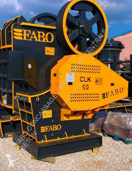 تفتيت، إعادة التدوير Fabo  CLK-60 CONCASSEUR À...