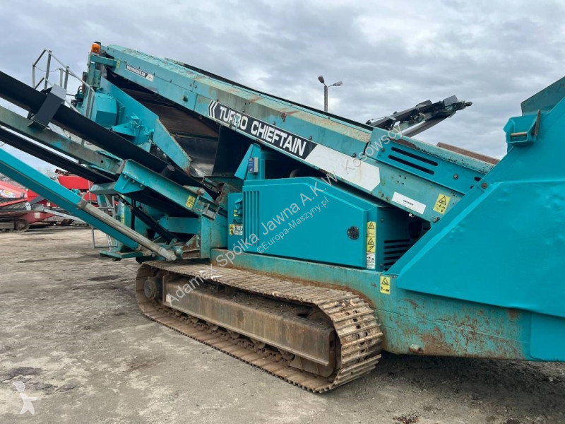Krossning, återvinning Powerscreen