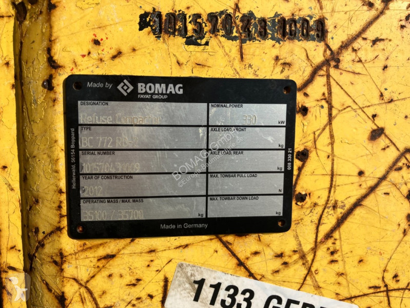 تفتيت، إعادة التدوير Bomag  BC 772 RB-2  Stage...