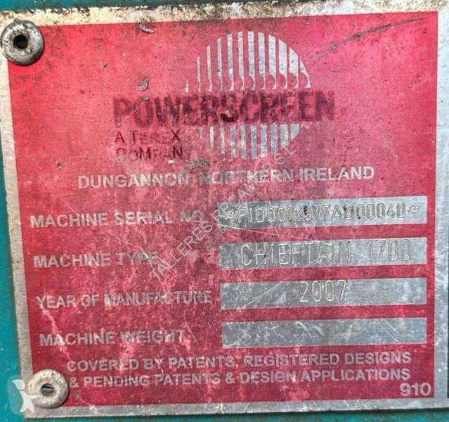 Krossning, återvinning Powerscreen 1700 3 Paños