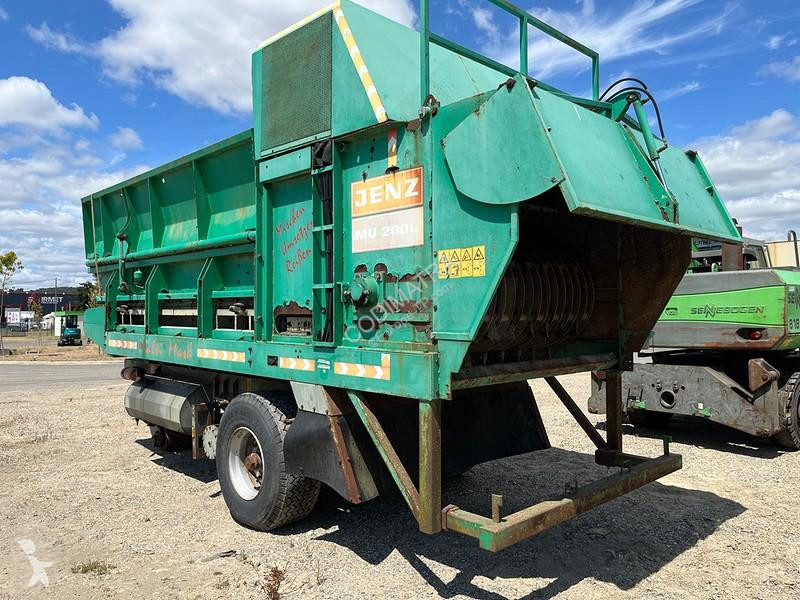 Britadeira, reciclagem Jenz MU2000
