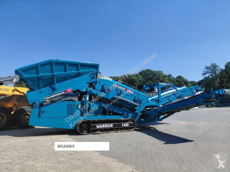Britadeira, reciclagem Powerscreen