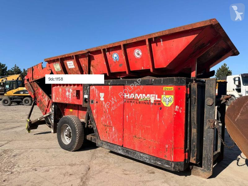 Drvenie, recyklácia Hammel VB750D