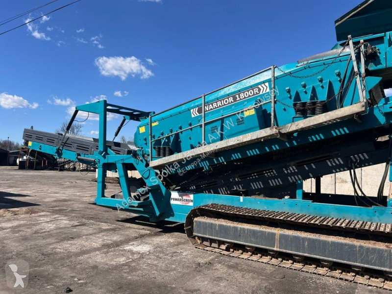 تفتيت، إعادة التدوير Powerscreen RADIAL