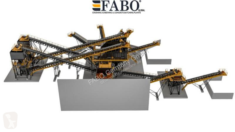 تفتيت، إعادة التدوير Fabo  Stationäre Brech-...