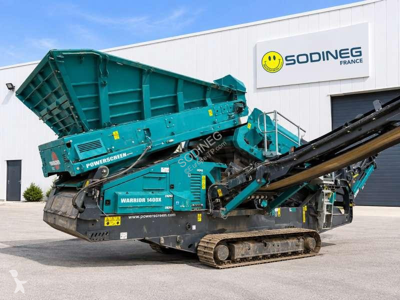 تفتيت، إعادة التدوير Powerscreen  1400X