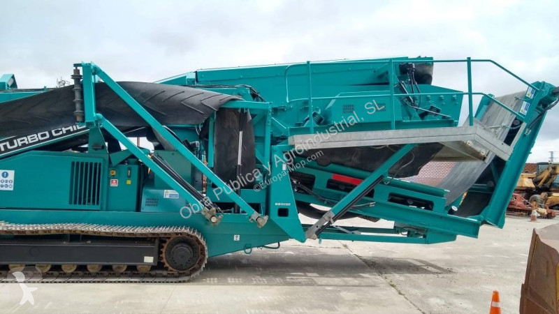 Krossning, återvinning Powerscreen Turbo