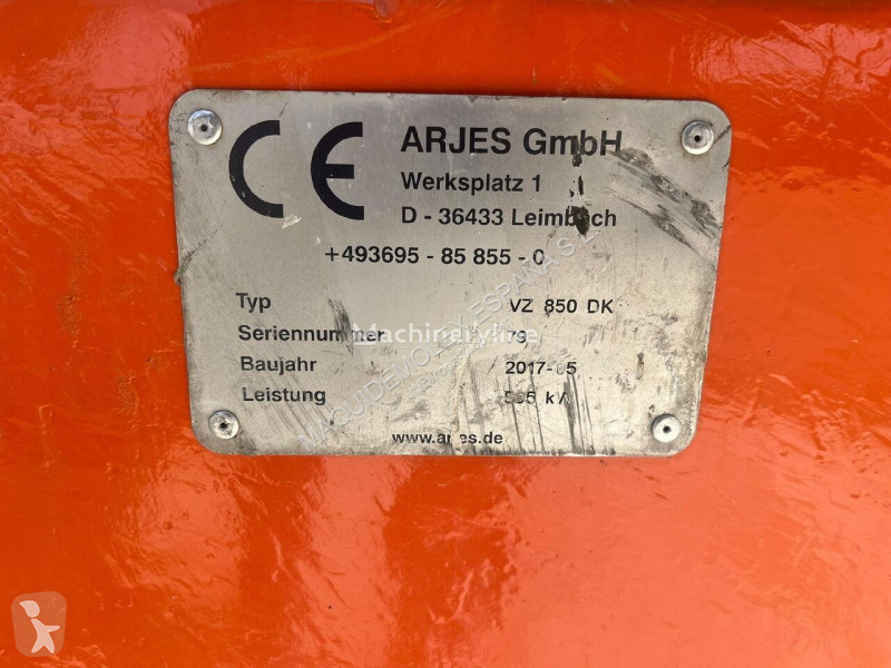 تفتيت، إعادة التدوير Arjes VZ 850 DK