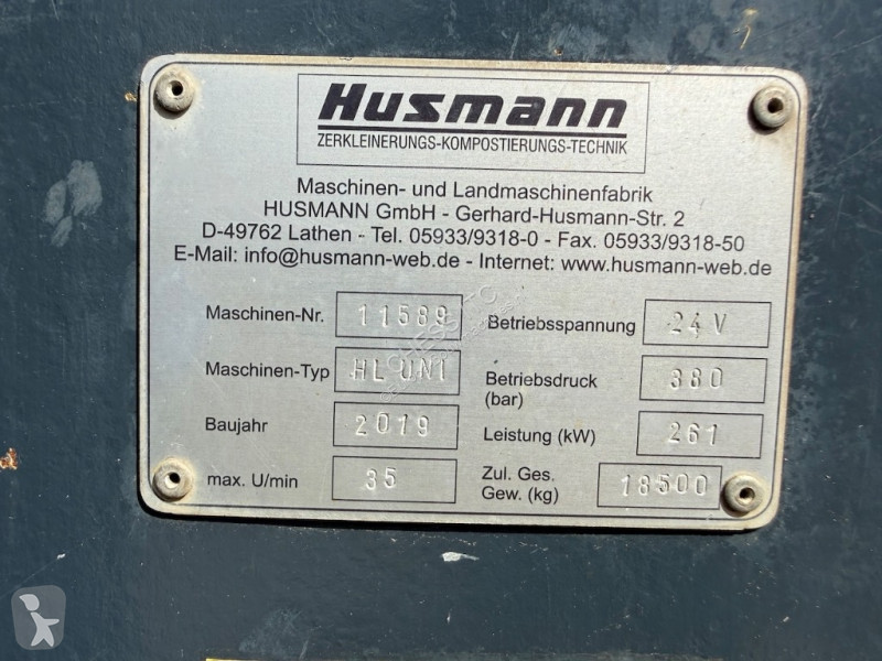 Drvenie, recyklácia Husmann HL UNI 7.5 DH - HL...