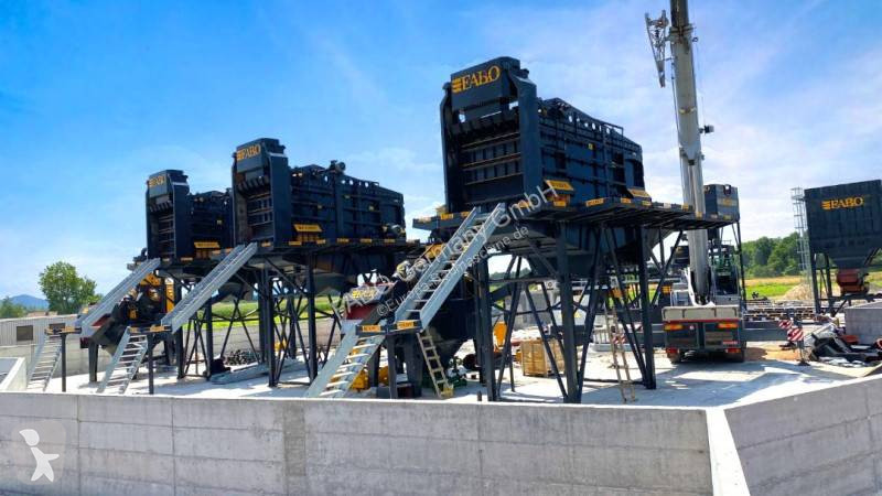 تفتيت، إعادة التدوير Fabo  Stationäre Brech-...