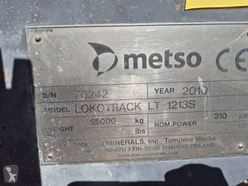 تفتيت، إعادة التدوير Metso LT 1213 S
