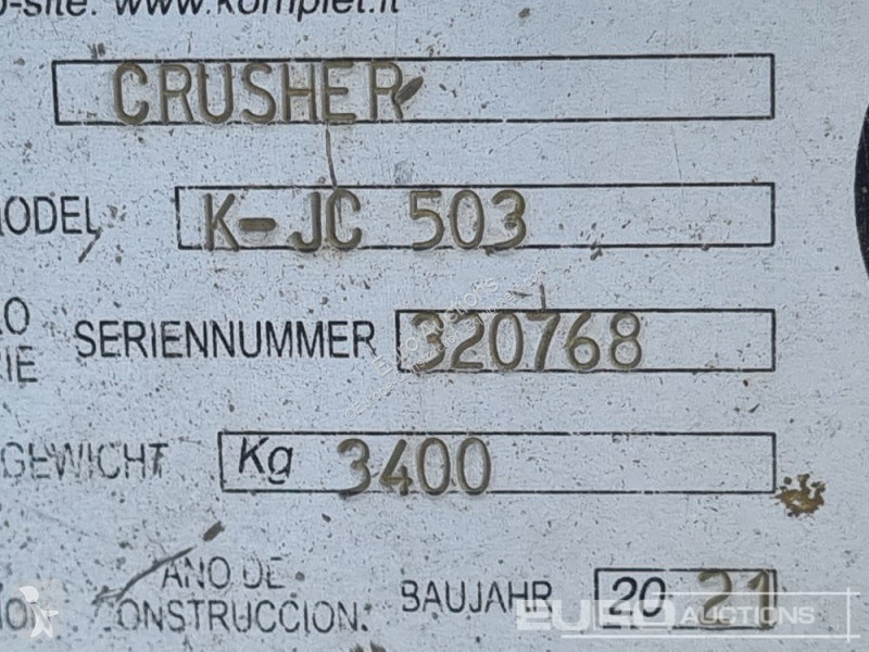 Breken, recyclen  K-JC503
