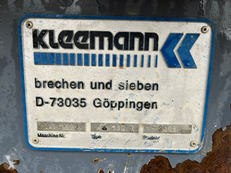 Breken, recyclen Kleemann Mobirex MR 130Z