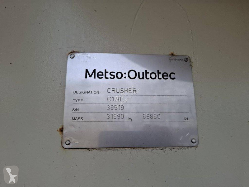 Trituración, reciclaje Metso Lokotrack LT 120