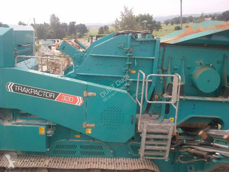 Breken, recyclen Extec PowerScreen Trakpactor...