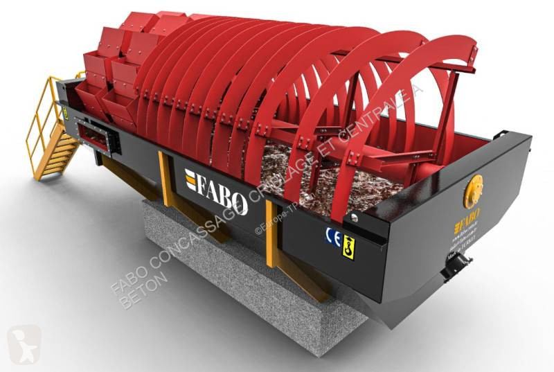 Knusning, genvinding Fabo  BUCKET WHEEL WASHER