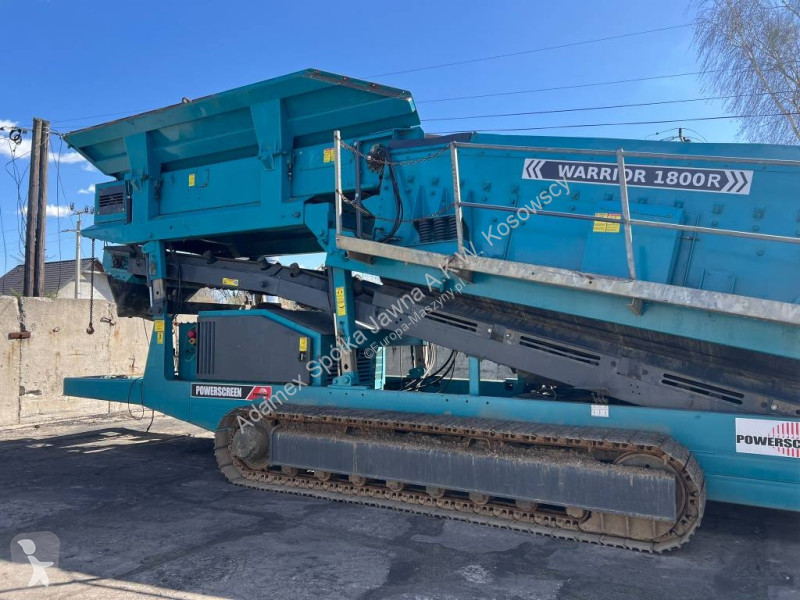 تفتيت، إعادة التدوير Powerscreen RADIAL