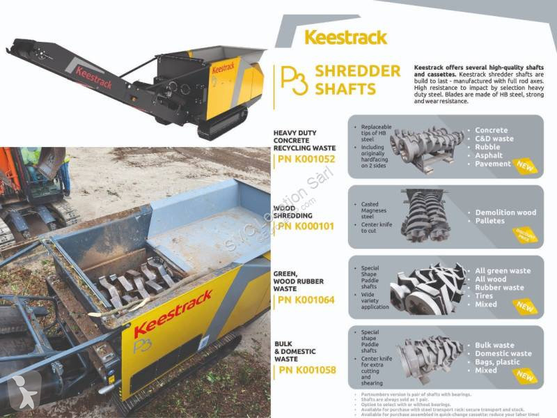 تفتيت، إعادة التدوير Keestrack P3