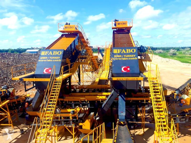 تفتيت، إعادة التدوير Fabo  Stationäre Brech-...