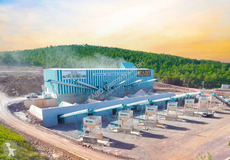 تفتيت، إعادة التدوير Fabo  Stationäre Brech-...