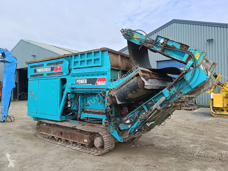 تفتيت، إعادة التدوير Powerscreen powershredder...