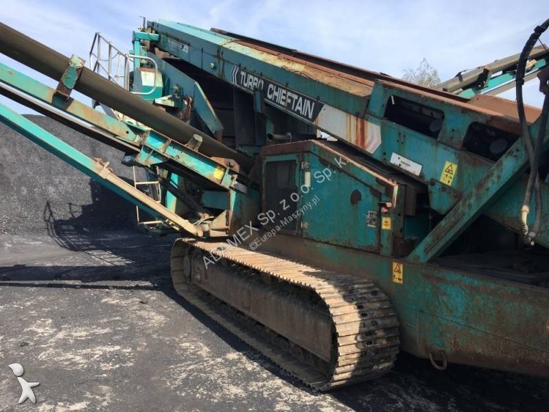 Krossning, återvinning Powerscreen Chieftain 1400