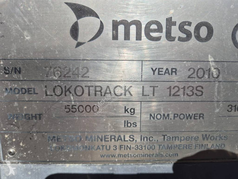 تفتيت، إعادة التدوير Metso LT 1213 S