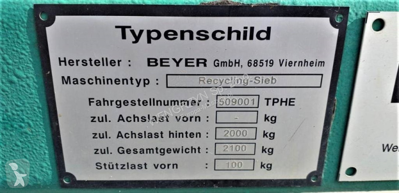 Kruszenie, recykling Beyer RS 1500 Mobilny...