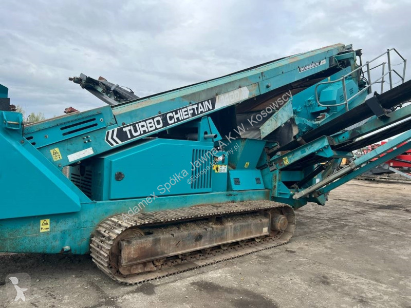 Krossning, återvinning Powerscreen