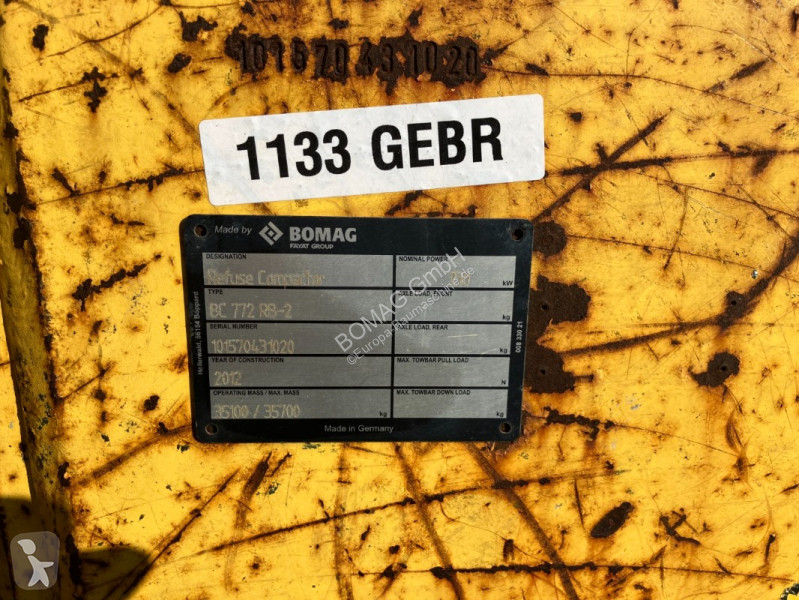 تفتيت، إعادة التدوير Bomag  BC 772 RB-2  Stage...