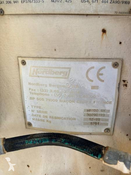 Trituración, reciclaje Metso HP 100