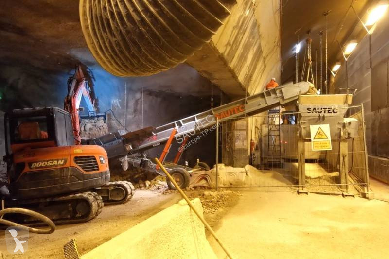 Concassage, recyclage Sautec Convoyeur de chantier