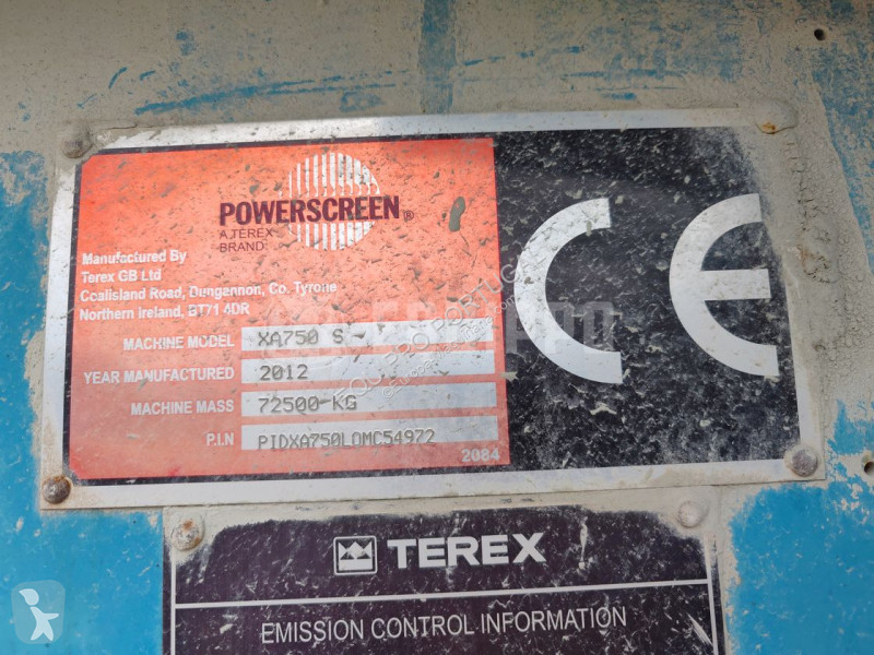 Britadeira, reciclagem Powerscreen XA750 S