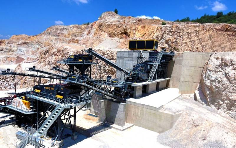 تفتيت، إعادة التدوير Fabo  750 t/h Stationäre...