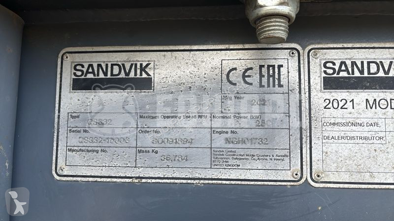 Drvenie, recyklácia Sandvik QS332 Cone