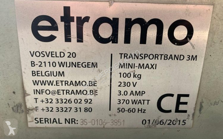 Trituración, reciclaje Etramo bande transporteuse