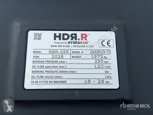 Concassage, recyclage Hydraram  RBR-25R