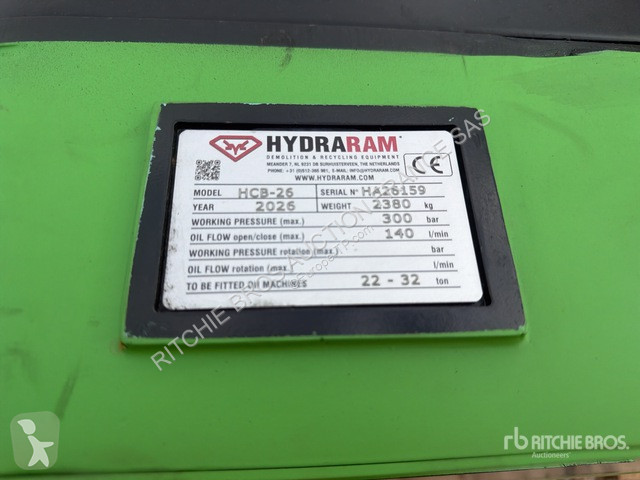 Concassage, recyclage Hydraram  HCB-26
