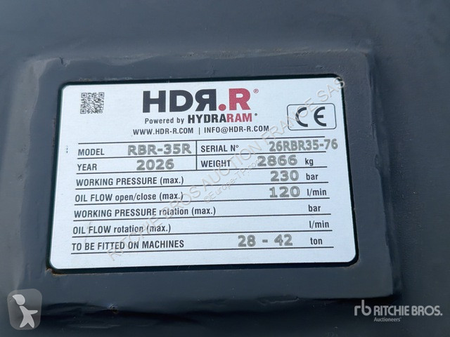 Concassage, recyclage Hydraram  RBR-35R