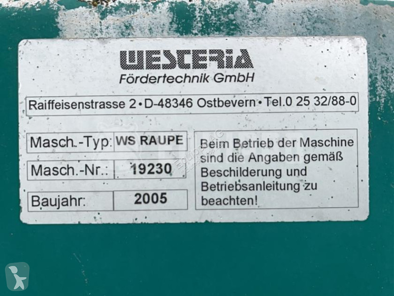Drvenie, recyklácia WESTERIA WindSifter  on tracks