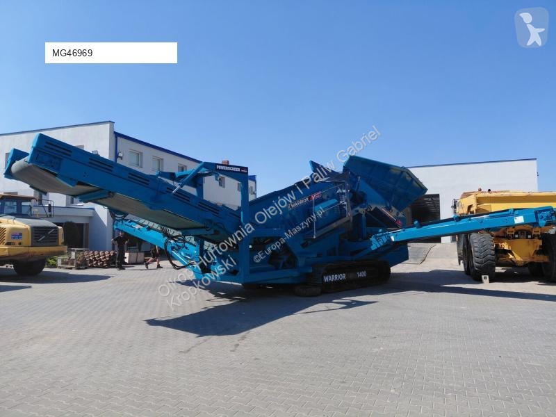 Britadeira, reciclagem Powerscreen