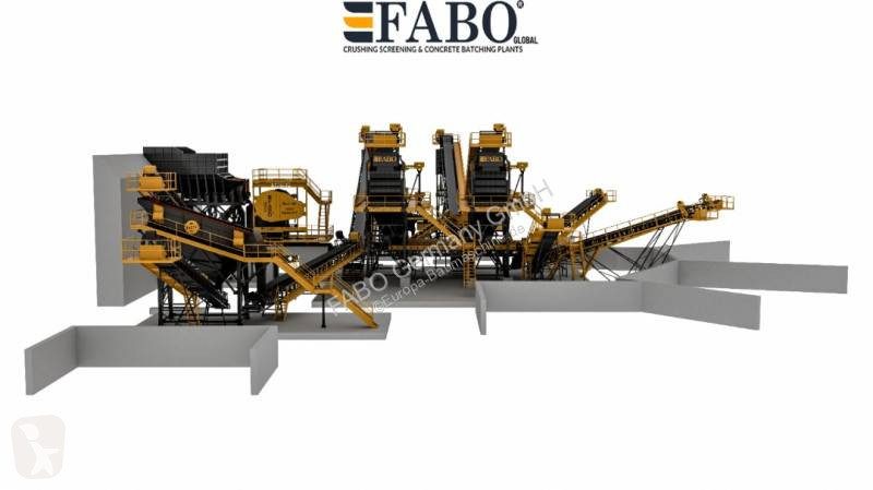 تفتيت، إعادة التدوير Fabo  Stationäre Brech-...