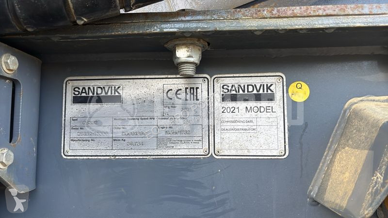 Drvenie, recyklácia Sandvik QS332 Cone